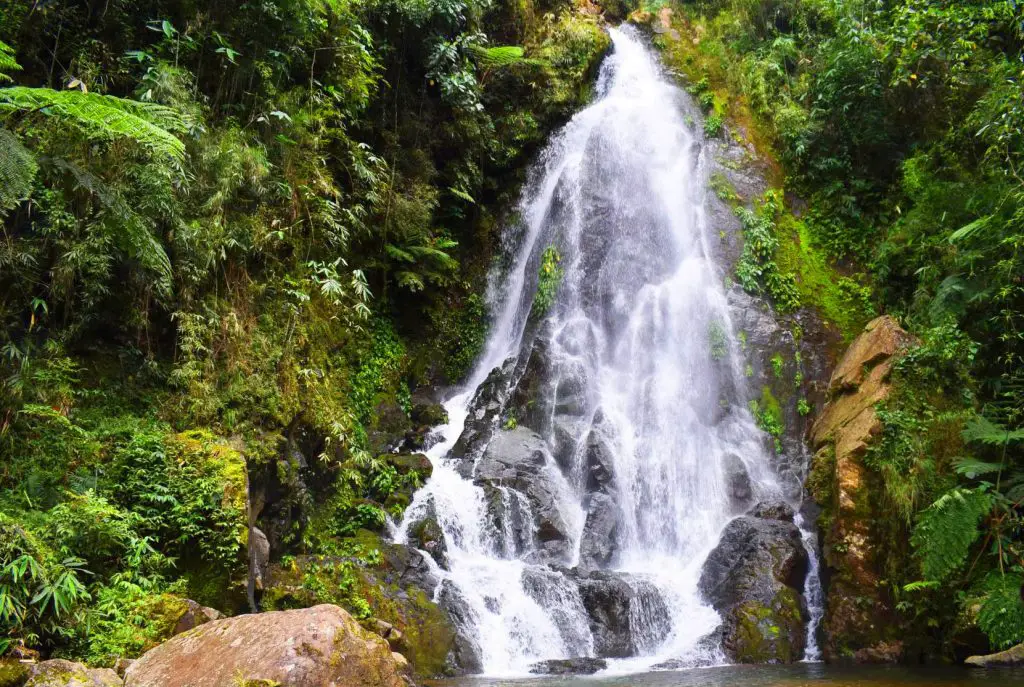 Shamsham falls in Baayan. One of the tourist spots of Tublay, Benguet.