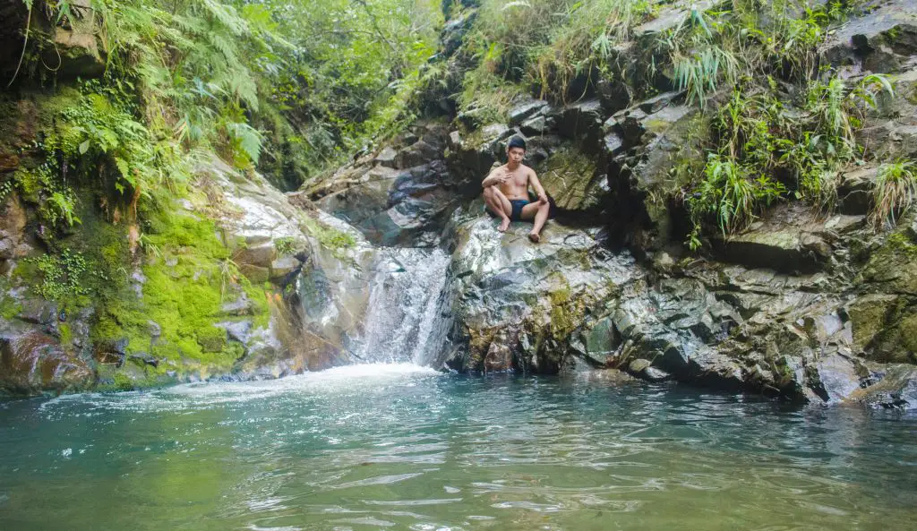 One of the pools of Blue Lagoon Bontoc, Mountain Province.