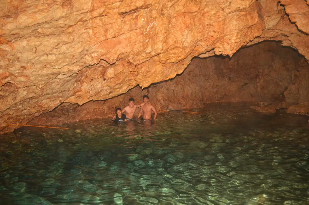 Crystal-clear pools of Aran Cave