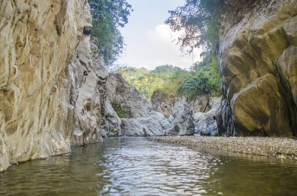 Tuel River. One of the tourist spots of Tublay, Benguet.