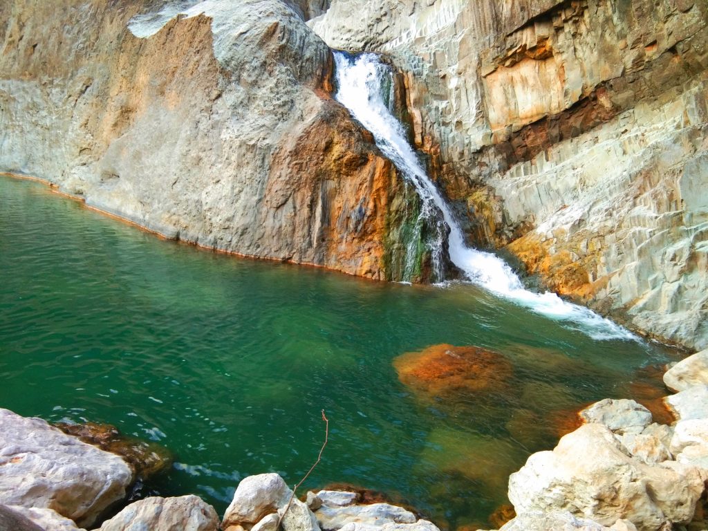 Bayokbok Falls in Tuel, Tublay. One of the tourist spots of Tublay, Benguet.