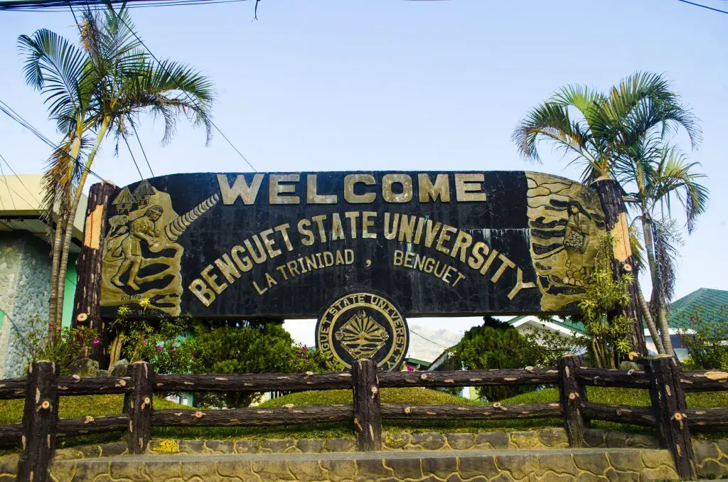 Benguet State University is one of the nearby Baguio tourist spot