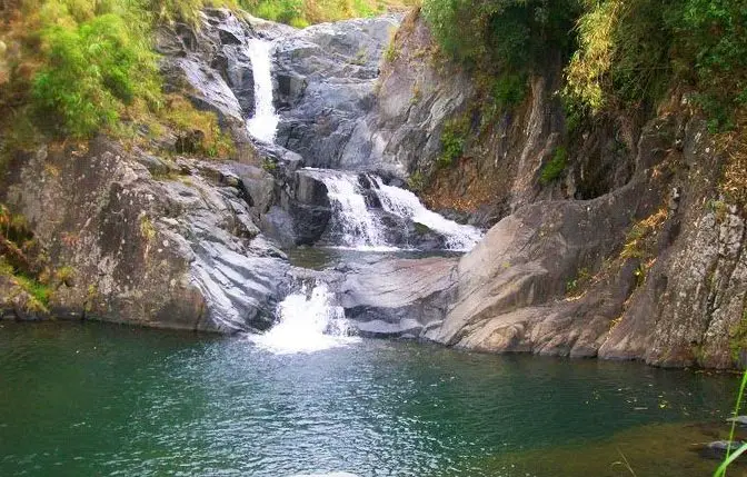 Ub-ubanan Falls. One of the tourist spots of Tadian, Mountain Province.