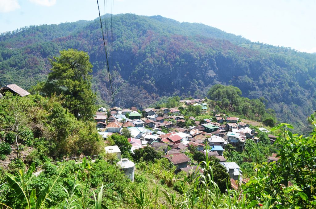 Barangay Fidelisan in Sagada, Mountain Province.