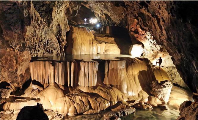 Sumaguing Cave. One of the tourist spots in Sagada.