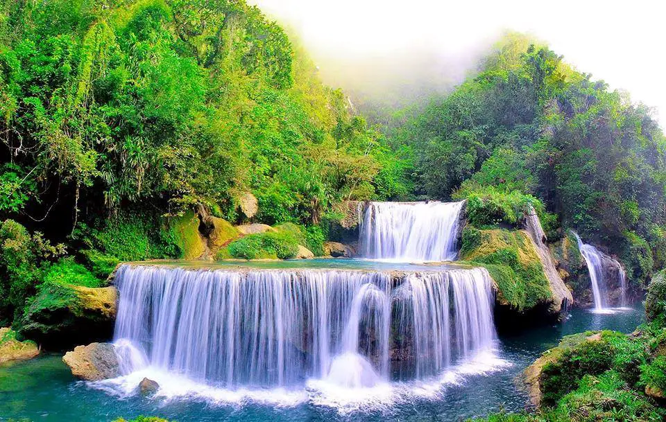 Pinipisakan Falls is one of the tourist spots in Samar Island.