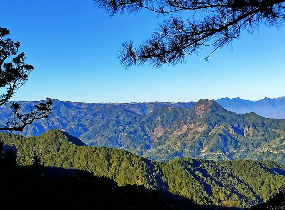 Enchanting mountain views as sseen from the trail to Mt Kalawitan