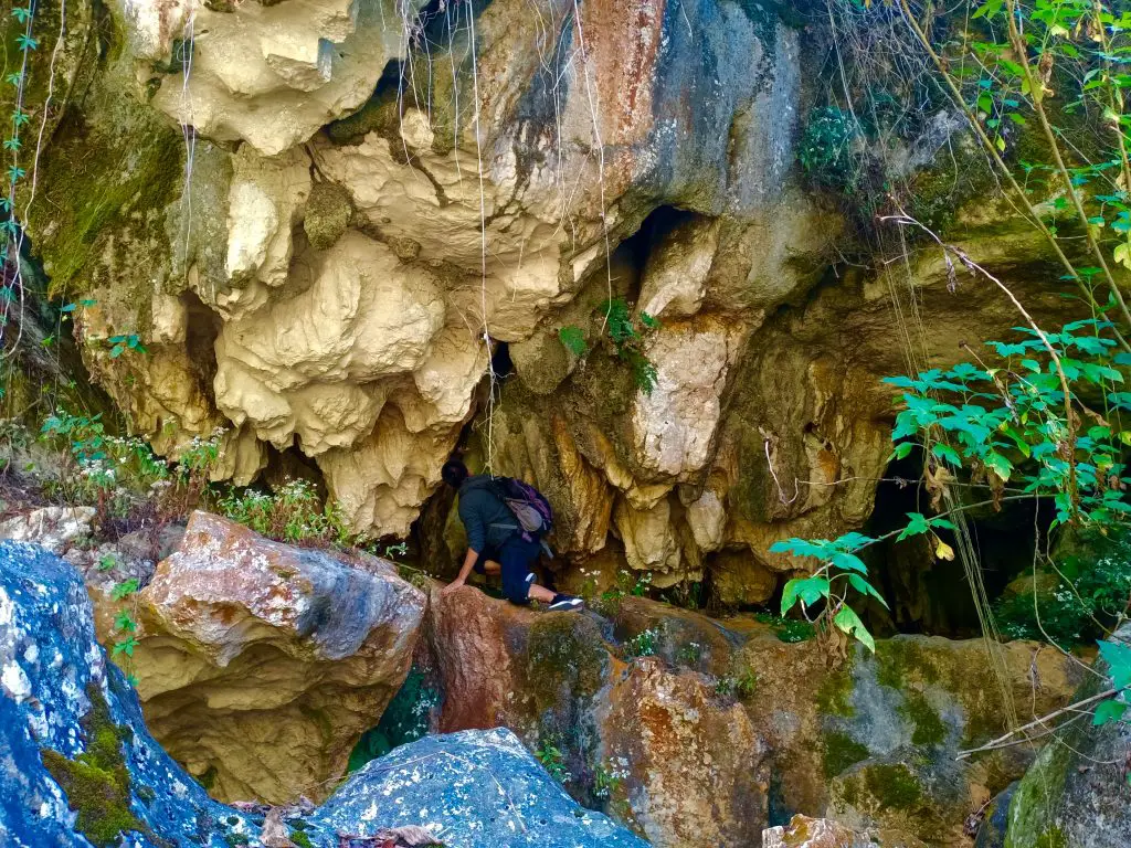 Stunning rock formations near Sagada Underground River