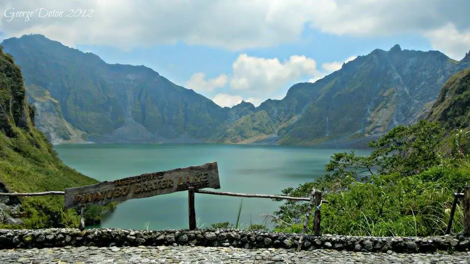 Mt Pinatubo is one of the tourist spots in Pampanga