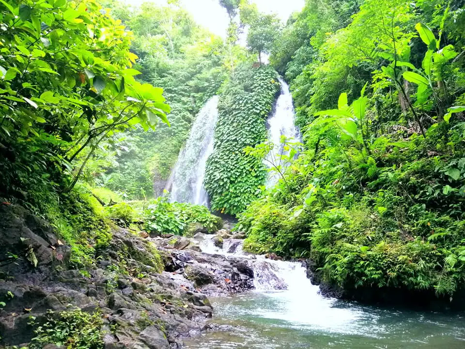 Itbog Twin Falls is one of the tourist spots/destination in Camarines Sur